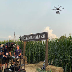 Fox Sports taps LiveU for 5G, HDR drone shots during MLB at field of dreams