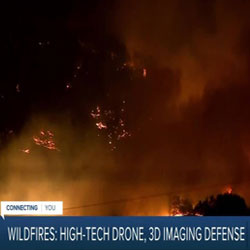 Company uses drones to harden homes against wildfires