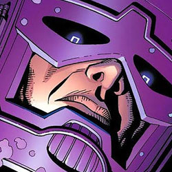 Galactus’ iconic helmet actually makes him weaker