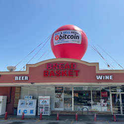 Austin bitcoin ATM company makes advertising history with giant inflatable