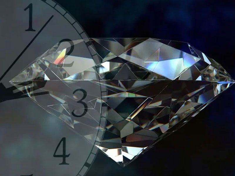Time crystal. Алмаз картинка.