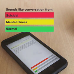 Researchers develop an app to analyze the language of suicide