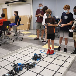 Highland central school district students participate in Robotics and coding experience camp