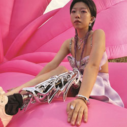 Chinese jewellery brand YVMIN turned prosthetics into wearable art