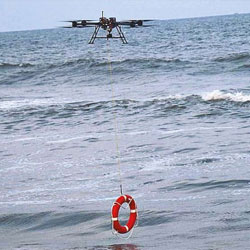 Drones to drop lifebuoys to those stuck in waves