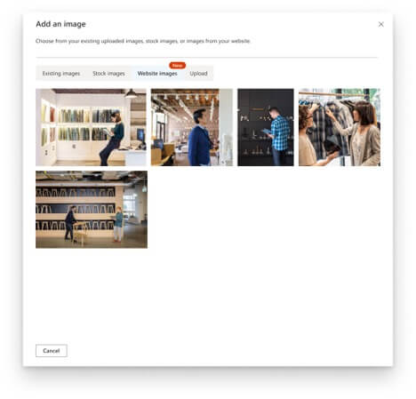 Microsoft Advertising’s Ad Creator extracts site images for use in ads