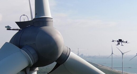 Hitachi Combines AI and Drone Technology for Wind Turbine Advanced Maintenance Service