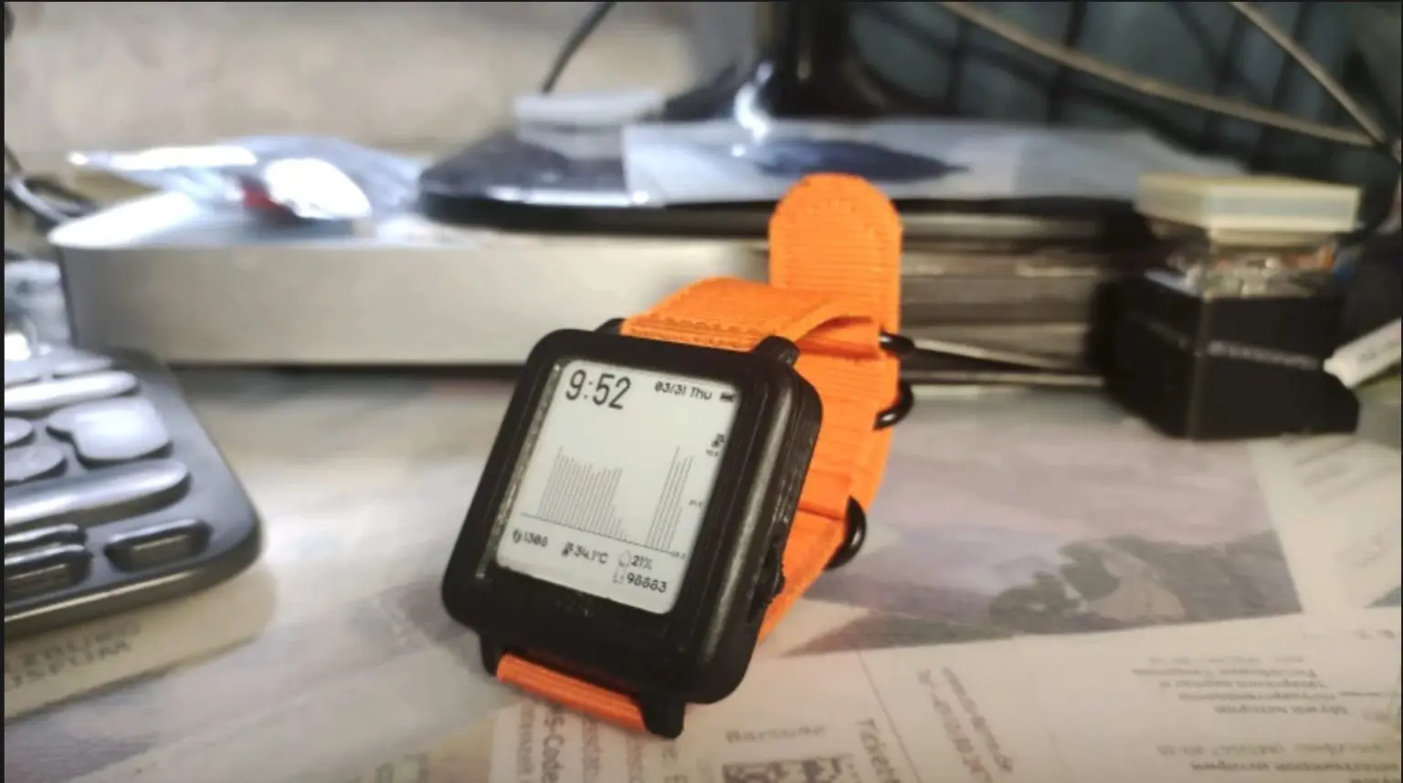 TshWatch smart wearable with E Ink display will keep tabs on your body