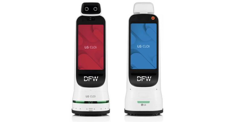 DFW Airport trials LG customer service robot