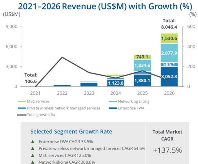 5G enterprise services revenue to reach $8 bn: IDC