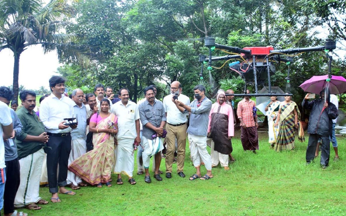 Drones to help Kuttanad farmers spray crops