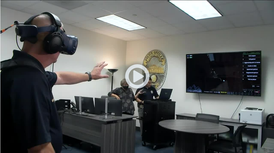 ACPD is the first in Virginia to use new virtual reality training tool