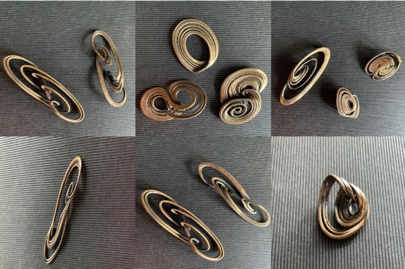 These scientists created jewelry out of the striking shapes of chaos theory